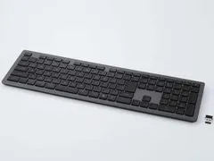 【新品・5営業日で発送】ELECOM エレコム キーボード／無線／Bluetooth／充電式／フル／ブラック(TK-PN10FMPBK)