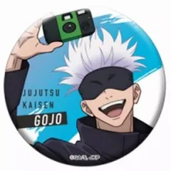 【中古】バッジ・ビンズ 五条悟(通常ver.) 「呪術廻戦 じゅじゅHONPO トレーディング缶バッジ」