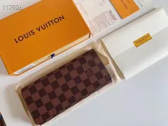 LVルイ・ヴィトン/財布は構造が精巧で、複数の仕切りが設けられており、紙幣、カード、証明書などを置くために整然としている。ボタンの垂下カバーは4つのクレジットカード中間層、1つの大きな隔壁を開けている[本日特価|新品未使用品]