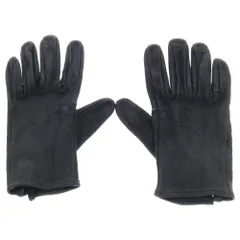 CHROME HEARTS (クロムハーツ) GROVE レザーグローブ ホースシューロゴ