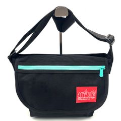 A0716-14-3 Manhattan Portage マンハッタンポーテージ ショルダー バッグ ブラック H22㎝ W32㎝ D14㎝