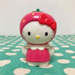 【ままごとトントン　いちごのハローキティ】サンリオ　2000年　やさいくだものハローキティ　フィギュア　平成レトロ