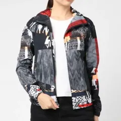 O1 UNDER ARMOUR PRINTED WOVEN FZ JACKET アンダーアーマー プリンテッド ウーブン フルジップ ジャケット ウィンドブレーカー 総柄 レディース 1319767のサムネイル
