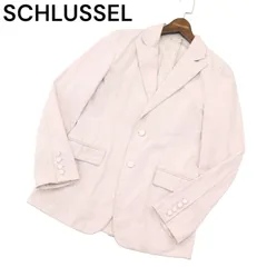 SCHLUSSEL シュリセル 通年 ピークドラペル★ コットン アンコン テーラード ジャケット ブレザー Sz.2　メンズのサムネイル