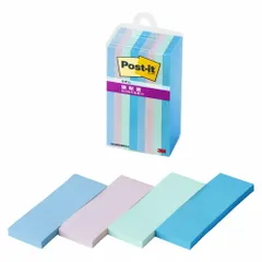 （まとめ買い）スリーエム ポストイット 強粘着ふせん マルチカラー2 45枚×8パッド 75×25mm 500SS-MC-2N 【×5セット】