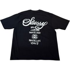 Stussy World Tour TEE Black S 未使用品
