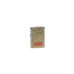 SUPREME シュプリーム 14AW ENGRAVED BRASS ZIPPO エングレイブ ブラス ジッポ ゴールド julz