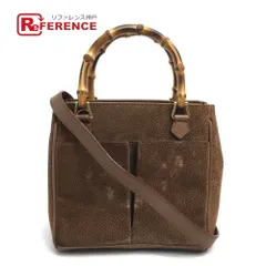 グッチ 000123 肩掛け バンブーハンドル  カバン ショルダーバッグ