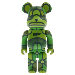 MEDICOM TOY (メディコムトイ) サイン入り×XLARGE×David Flores stakes are high BE@RBRICK 400% エクストララージ デイビットフローレス ベアブリック フィギュア グリーン