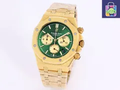 AP オーデマ ピゲ Audemars Piguet【メンズクォーツクロノグラフ】41mm フロストゴールドケース - 6針機能＆耐摩耗ガラス｜本日限定WTO｜新品未使用-WTO輸入2-WTO店名をご確認ください-ZEM26