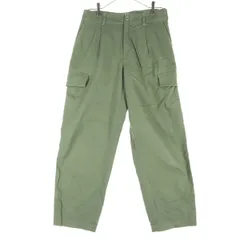 PLST プラステ カーゴパンツ S カーキ メンズ 古着