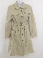 ◇ ◎ MACPHEE マカフィー TOMORROWLAND ウエストベルト付き 長袖 コート ベージュ系 レディース  【中古】 【1206230002923】