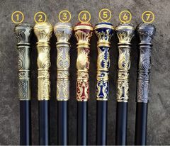 ヨーロッパ風丸頭杖剣 ステンレス刃 × 合金浮き彫り装具 全長 90cm 重量 1kg マットブラック鞘付 コスプレ・ディスプレイ用 美術刀 模擬刀 工芸品模造刀 西洋剣 中世ヨーロッパ風 西洋剣 十字軍剣