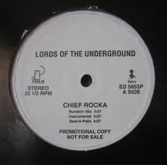激レア！ミスレーベル盤！ LORDS OF THE UNDERGROUND 激レア！ミスレーベル盤！ LORDS OF THE UNDERGROUND