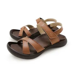 ☆ キャメル ☆ L(24-24.5cm) ☆ RegettaCanoe リゲッタカヌー クロスベルトストラップサンダル リゲッタカヌー サンダル CJFD5326a 日本製 コンフォートサンダル ストラップサンダル RegettaCanoe リゲッタ カヌー