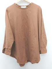 ◇ HeRIN.CYE オーバーサイズ センターライン 長袖 カットソー プルオーバー サイズF ブラウン系 レディース P 【1308240007391】のサムネイル