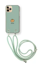 BASIO4 KYV47  ベイシオ フォー  スマホケース スマホショルダー かわいい 果物 フルーツ 顔 ストラップ 調節可能 152cm  カラー03