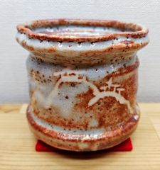 箕面焼 二代 松田箕山 赤心焼 茶碗 共箱 茶道具 抹茶碗 Amazon.co.jp: 箕面焼 二代 松田箕山 茶碗 共箱 栞 茶道具 抹茶碗 逸品