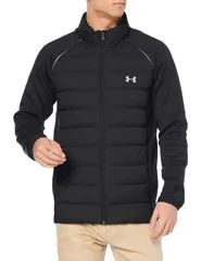 [アンダーアーマー] ゴルフウーブンアウター UAストレッチ ダウン ハイブリッド ジャケット メンズ Concrete/Black/Reflective XL [Concrete / Black / Reflective] [XL]