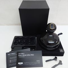 M0415F1 MYTREX マイトレックス EMS HEAD SPA PRO ヘッドスパ MT-EHP22B ブラック 動作確認済み