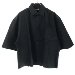WILLY CHAVARRIA メッシュジップシャツ M 半袖 WILLY CHAVARRIA / MESH ZIP SHIRT SOLID BLACK