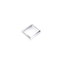 アクリル本舗 アクリル ベース キューブ ブロック 正方形 ダイヤモンドカット 6×6×1.5cm 透明 アクリルパネル ディスプレイスタンド インテリア 撮影台 標本 展示