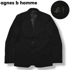 ポーランド製 アニエスベー agnes b シングル テーラードジャケット 黒