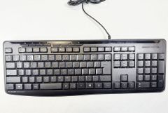 【HY】【美品】ELECOM エレコム 有線 静音フルキーボード TK-FCM090SBK ブラック USB接続 日本語109キー 防滴構造 マルチメディアキー付き[送料無料(一部地域を除く)]HY002