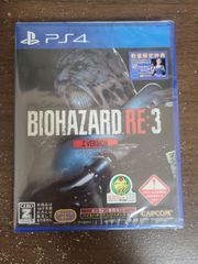 【PS4】バイオハザードRE:3 Z version 新品未開封