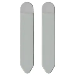 サムコス アップルペンシル ホルダー ケース カバー 2枚セット Apple Pencil ケース 保護カバ タッチペン 貼り付け 接着シール式 薄型 紛失防止 Apple Pencil 第1世代 第2世代 (グレー2点)