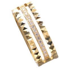 ペンダントトップ メンズ K18 18K 18金 イエローゴールド ダイヤモンド スタッズ 鋲 ペンダントヘッド 喜平用 ネックレスヘッド 刻印入り 鑑別書付き 大きめ シンプル プレゼント ギフト