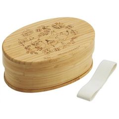 ムーミン 竹製ランチボックス 600ml 弁当箱 和風 シンプル スケーター