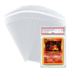 PSAスリーブ　鑑定専用　psa鑑定用　カードセーバー　カードセイバー　UVカット率80%以上　クリア透明　100枚