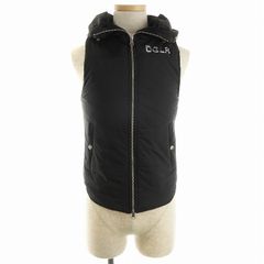 デイグローリー DAY GLORY メタルロゴ ボリュームベスト 中綿ベスト S 黒 ブラック シルバー