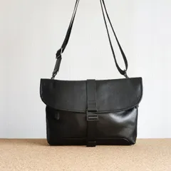 新品 [BASIC AGAIN] ショルダーバッグ メンズ 本革 牛革 2Way フラップ クロスボディ 斜めがけ 小さめ A5対応 カジュアル 通勤 通学 ビジネス おしゃれ 黒 ブラック 803 未使用品／送料無料