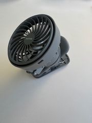 ライフオンプロダクツmottoleハンズフリー4wayミニファンMTL-F025-GYグレー
