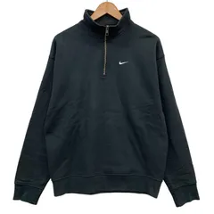 NIKE ブラック ハーフジップ スウェット　DQ5210-010 NIKE(ナイキ) / ハーフジップ/スウェット/スウォッシュ/M