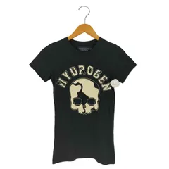 ハイドロゲン HYDROGEN スカル刺繍 Tシャツ レディース import：XS のサムネイル