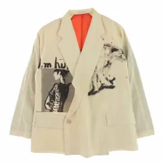 yohji yamamoto 18SS 朝倉優佳 ペイントリネンセットアップ
