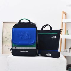 【全新品】(ザ・ノースフェイス) THE NORTH FACE KIDS PREPPY AIR SCH PACK II バックパック リュック (NAVY(NM2DP02R)) 4点セット