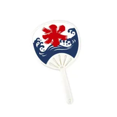 ミニチュア ミニチュアドールハウス ミニうちわ 団扇 氷 1点 ドールハウス