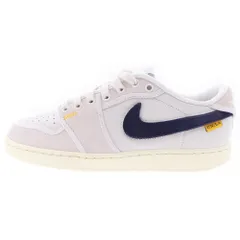 NIKE (ナイキ) ×UNION AIR JORDAN 1 LOW KO Sail Leather DZ4864-100 ユニオン エアジョーダン1 ローカットスニーカー セイル/アイボリー US8.5/26.5cm
