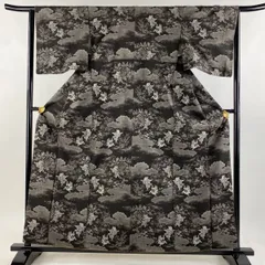 ⑦ 本場大島紬　わらべの詩　恵積五郎&剪絵画家宮田雅之　新品　未使用　極美品 ⑦ 本場大島紬 わらべの詩 恵積五郎&剪絵画家宮田雅之 新品 未