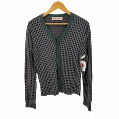 マルニ MARNI 09SS イタリア製 格子チェック柄 コットンカーディガン メンズ JPN：46 のサムネイル