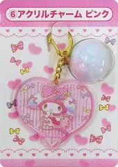 【中古】雑貨 6.マイメロディ アクリルチャーム ピンク 「サンリオ当りくじ マイメロディ当りくじ」