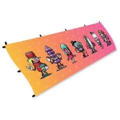【6番】ライクワイズ のぼり旗 GANG GANG フラッグ