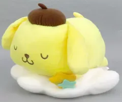 【中古】ぬいぐるみ ポムポムプリン 寝そべりぬいぐるみ 「サンリオ当りくじ 2025年サンリオキャラクター大賞当りくじ」 ラストスペシャル賞