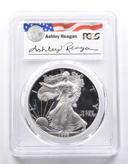 PR69 DCAM 1999-P アメリカン シルバー イーグル レガシー アシュリー レーガン サイン入り PCGS 