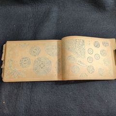 図案 紋様集◆日本名画 古代文様類集◆6 絵入 絵本 草花 花鳥 波ほか 戦前 時代物 浮世絵 UKIYOE 木版画 骨董 古美術 古文書 古書#和本～江戸屋～