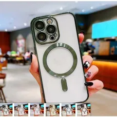 iPhone14 ケース iPhone13 iPhone12 ケース iPhone12Pro iPhone11 iPhone13mini MagSafe対応 メタル TPU ケース レザーケース マグセーフ 軽量 薄型 衝撃吸収のサムネイル
